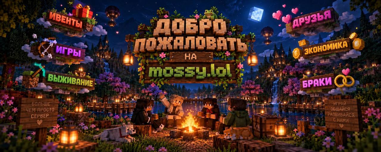 Сервер Mossy — Minecraft Bedrock